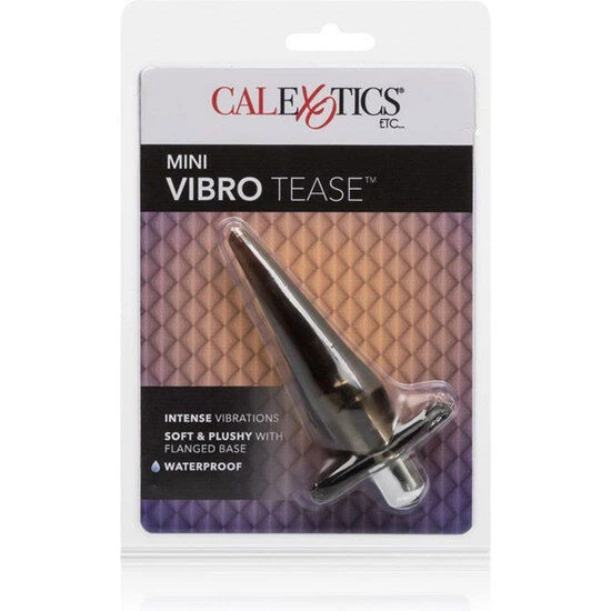 Calexotics Mini Vibro Tease Analvibrator zwart, 10 x 3 cm