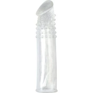 Seven Creations silicone penis sleeve transparent, 5 cm extension