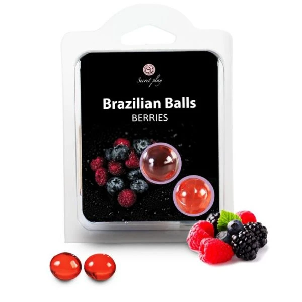 Secretplay Cosmetic Braziliaanse Massagebollen Bessen