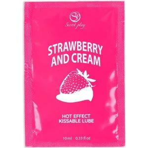 Secretplay Cosmetic Gleitmittel Erdbeer & Creme 10 ml