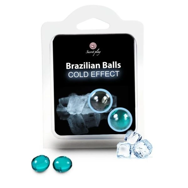 Secretplay Cosmetic Brazilian Balls Cold Effect glijmiddelkogels 2 stuks