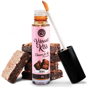 Secretplay Cosmetic Lipgloss Vibrant Kiss Brownie met vibratiegolven Secretplay Cosmetic Lipgloss Vibrant Kiss Brownie met vibratiegolven - Afbeelding 1