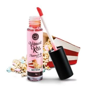 Secretplay Cosmetic Lipgloss Vibrant Kiss Sweet Popcorn with Vibration Waves
