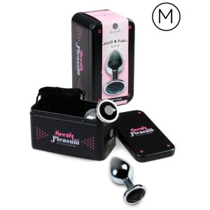 Secretplay Toys Anale plug van aluminium zwart M Secretplay Toys Anale plug van aluminium zwart M - Afbeelding 2