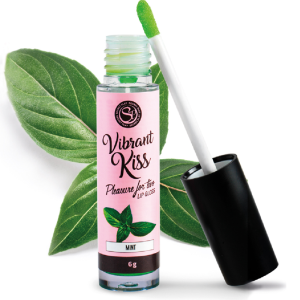 Secretplay Cosmetic Lipgloss Vibrant Kiss Mint met vibratiegolven Secretplay Cosmetic Lipgloss Vibrant Kiss Mint met vibratiegolven - Afbeelding 1