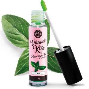 Secretplay Cosmetic Lipgloss Vibrant Kiss Mint mit Vibrationswellen