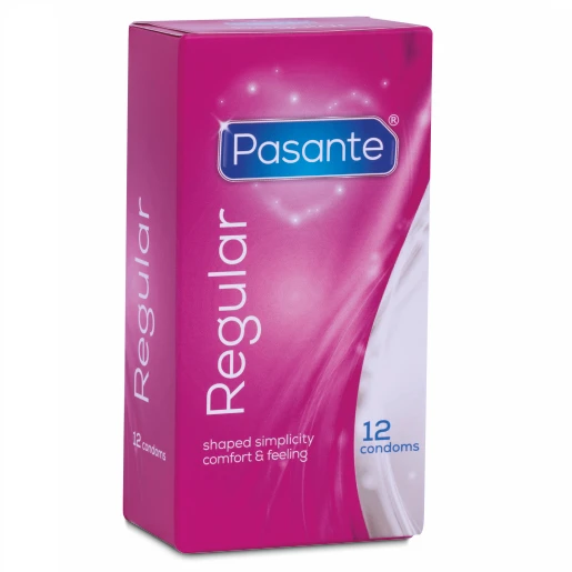 Pasante Regular Condooms 12 stuks, nominale breedte 54 mm