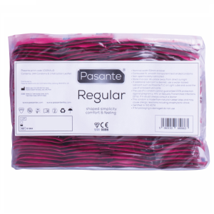 Pasante Regular Condooms 144 stuks, natuurkleur Pasante Regular Condooms 144 stuks, natuurkleur - Afbeelding 2