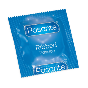 Pasante Gestippelde Condooms met Ribbelstructuur, 3 stuks Pasante Gestippelde Condooms met Ribbelstructuur, 3 stuks - Afbeelding 2