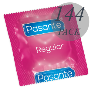 Pasante Regular Condooms 144 stuks, natuurkleur Pasante Regular Condooms 144 stuks, natuurkleur - Afbeelding 1