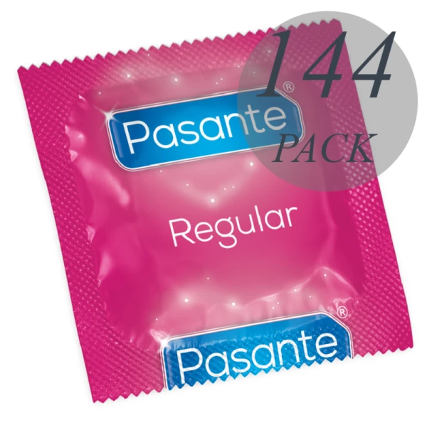 Pasante Regular Condooms 144 stuks, natuurkleur