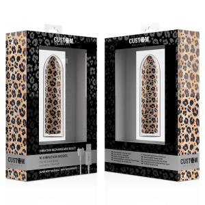 Custom Bullets oplaadbare vibratiebal Leopard 10 intensiteiten Custom Bullets oplaadbare vibratiebal Leopard 10 intensiteiten - Afbeelding 4