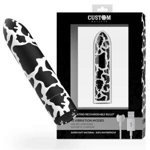 Custom Bullets Vibrator-Bullet with 10 intensities, rechargeable
