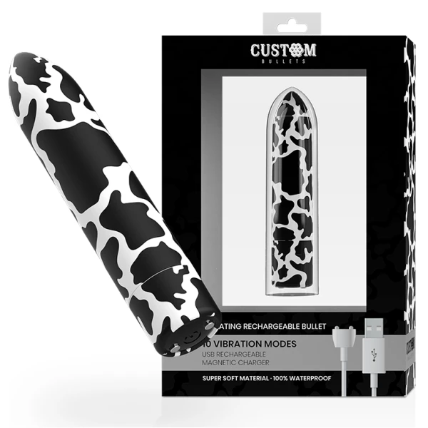 Custom Bullets Vibrator-Bullet met 10 intensiteiten, oplaadbaar