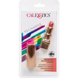 Calexotics Hide & Play opzetvibrator lippenstift rood, oplaadbaar Calexotics Hide & Play opzetvibrator lippenstift rood, oplaadbaar - Afbeelding 2