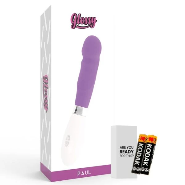 Glossy Paul Vibrator Paars – G-puntvibrator met realistische vorm
