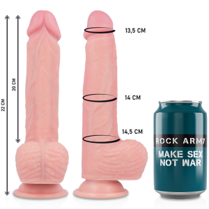 Rock Army Liquid Silicone Hawk Realistische siliconen dildo 22 cm Rock Army Liquid Silicone Hawk Realistische siliconen dildo 22 cm - Afbeelding 2