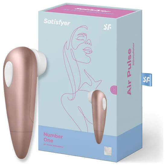 Satisfyer AIR Pulse oplegvibrator 1 Volgende Generatie, drukwellenstimulatie