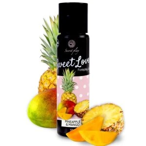 Secretplay Cosmetic Sweet Love Mango & Ananas eetbaar glijmiddel 60 ml