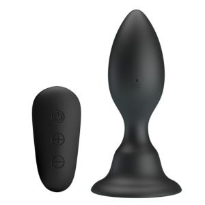 MR Play Anaalplug met trilling en afstandsbediening, siliconen, 108 mm MR Play Anaalplug met trilling en afstandsbediening, siliconen, 108 mm - Afbeelding 1