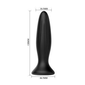 MR Play Oplaadbare Anale Plug met Trilling, Siliconen MR Play Oplaadbare Anale Plug met Trilling, Siliconen - Afbeelding 4