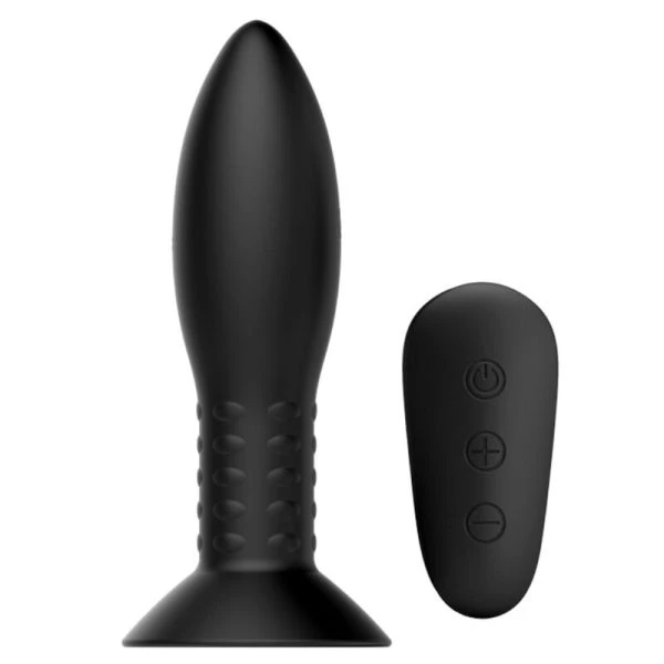 MR Play Analvibrator met roterende kralen en afstandsbediening