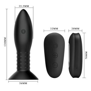 MR Play Analvibrator met roterende kralen en afstandsbediening MR Play Analvibrator met roterende kralen en afstandsbediening - Afbeelding 5