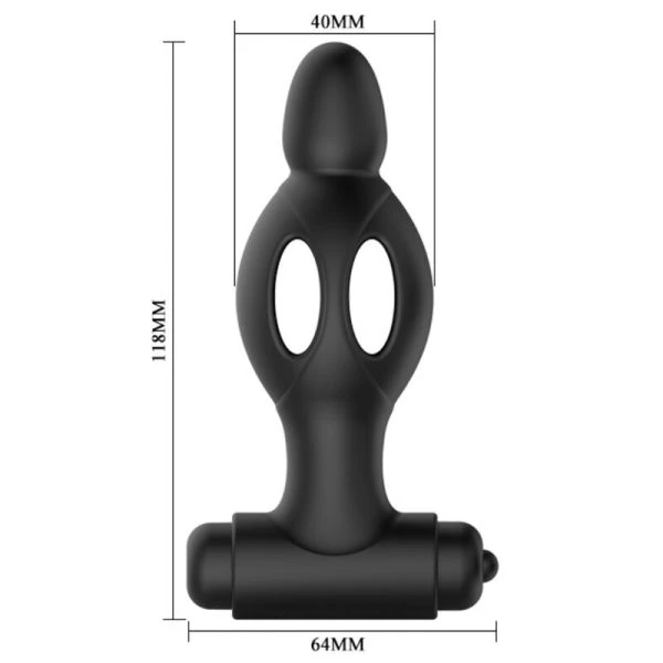 MR Play Silicone Anal Plug with Vibration, 11,8 cm MR Play Silicone Anal Plug with Vibration, 11,8 cm