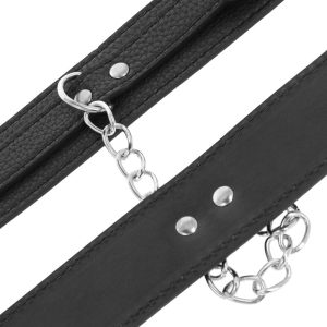 Darkness Bondage Handboeien van zwart gestructureerd leer Darkness Bondage Handboeien van zwart gestructureerd leer - Afbeelding 3