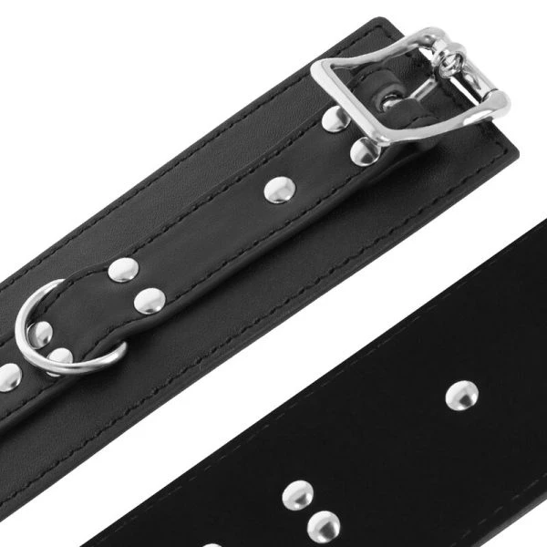 Darkness Bondage Handschellen aus Kunstleder mit Kette