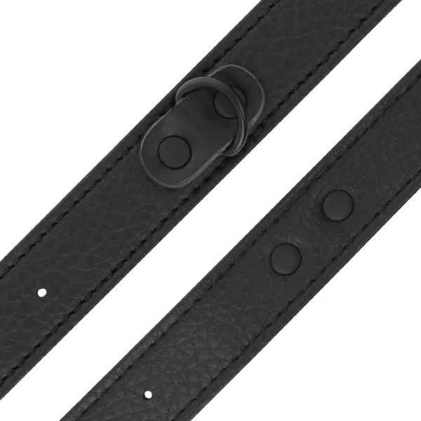 Darkness Bondage Handboeien met gesp, zwart