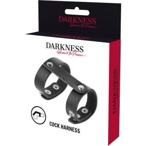 Darkness Bondage Verstelbare Penis- en Balring van Leer Darkness Bondage Verstelbare Penis- en Balring van Leer - Afbeelding 5
