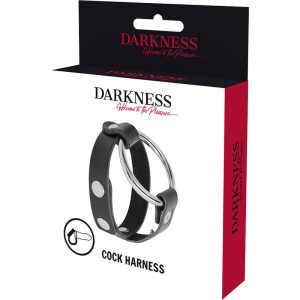 Darkness Bondage BDSM-Penis- en Balring van Metaal met Knopen, zwart Darkness Bondage BDSM-Penis- en Balring van Metaal met Knopen, zwart - Afbeelding 5