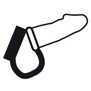 Darkness Bondage BDSM-Penis- en Balring van Metaal met Knopen, zwart Darkness Bondage BDSM-Penis- en Balring van Metaal met Knopen, zwart - Afbeelding 4
