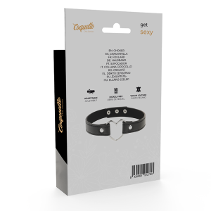 Coquette Accessories Vegan leren halsband met hart-hanger Coquette Accessories Vegan leren halsband met hart-hanger - Afbeelding 6