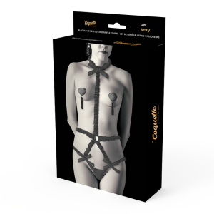 Coquette Accessories Dessous-set met tepelbedekkingen Chic Desire Coquette Accessories Dessous-set met tepelbedekkingen Chic Desire - Afbeelding 4