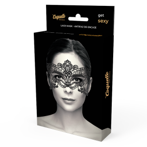 Coquette Accessories Kanten-oogmasker Chic Desire breed zwart Coquette Accessories Kanten-oogmasker Chic Desire breed zwart - Afbeelding 3