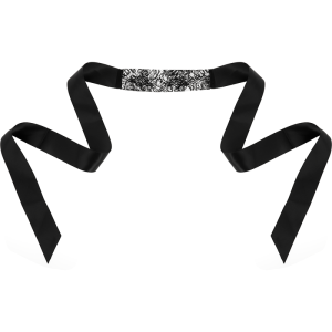 Coquette Accessories Kanten-oogmasker met lint Chic Desire zwart Coquette Accessories Kanten-oogmasker met lint Chic Desire zwart - Afbeelding 3