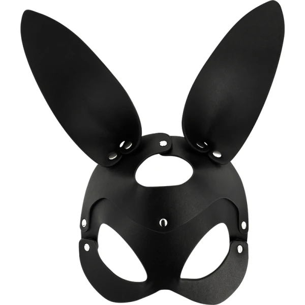 Coquette Accessories Ledermaske mit Hasenohren für Fetisch-Spiele