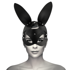 Coquette Accessories Ledermaske mit Hasenohren für Fetisch-Spiele – Bild 2