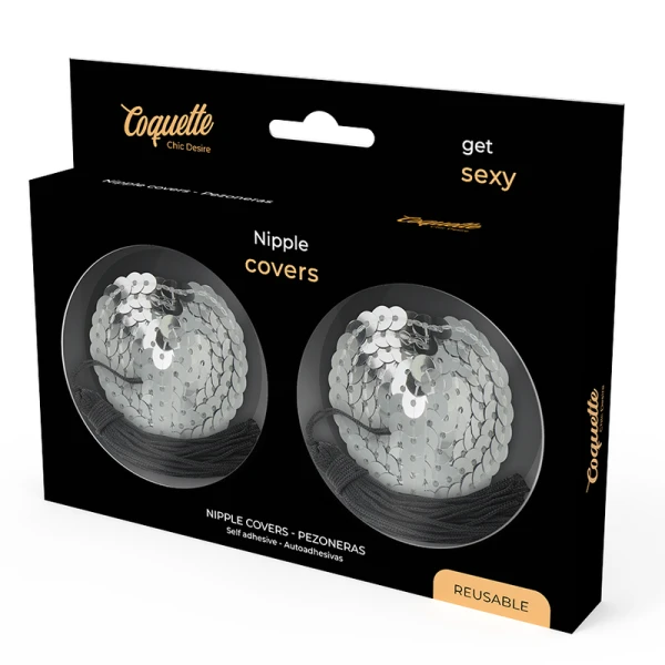 Coquette Accessories Nippelbedekking Chic Desire zilver, zelfklevend
