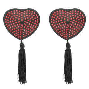 Coquette Accessories zelfklevende tepelbedekkingen rood/zwart Coquette Accessories zelfklevende tepelbedekkingen rood/zwart - Afbeelding 3