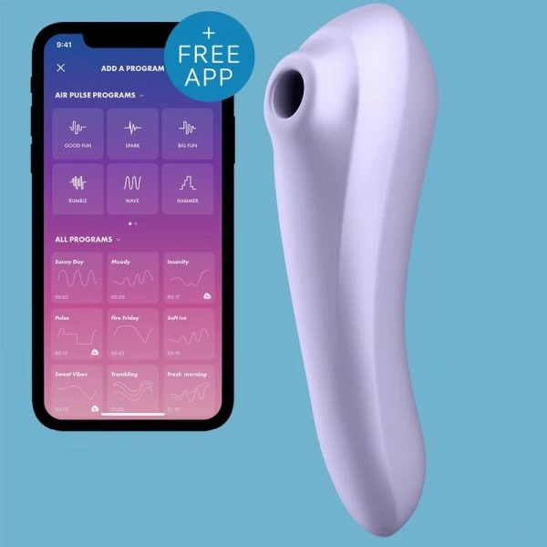 Satisfyer Connect Dual Pleasure Vibrator met Air Pulse en G-puntstimulatie