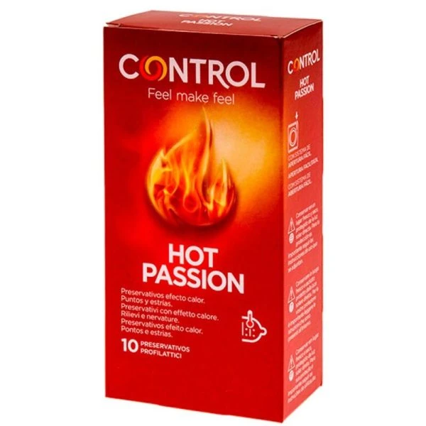 Control Hot Passion Kondome mit Wärmeeffekt, 10 Stück