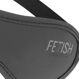Fetish Submissive Bondage vegan leren masker met neopreen voering Fetish Submissive Bondage vegan leren masker met neopreen voering - Afbeelding 3