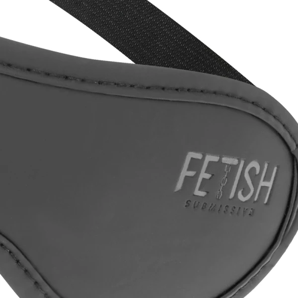 Fetish Submissive Bondage vegan leren masker met neopreen voering Fetish Submissive Bondage vegan leren masker met neopreen voering