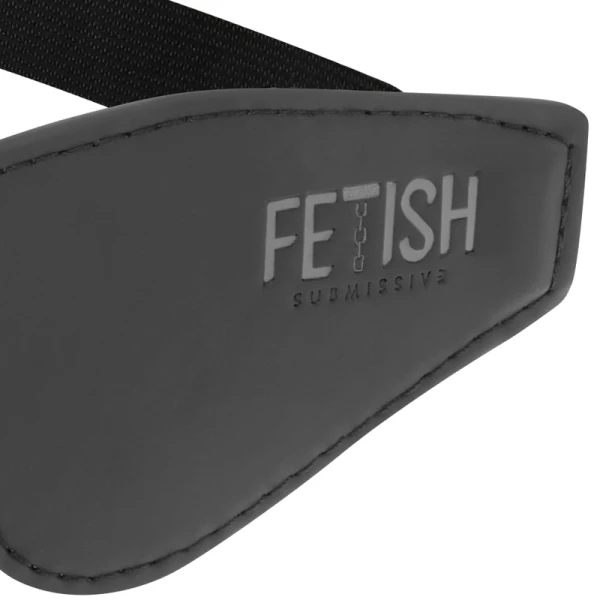 Fetish Submissive Bondage vegan lederen masker met neopreen voering Fetish Submissive Bondage vegan lederen masker met neopreen voering