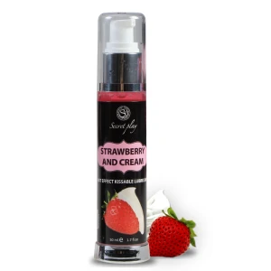 Secretplay Cosmetic 2-in-1 Lubricant with Warming Effect Strawberry & Cream 50 ml