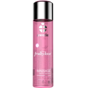 Swede Massageolie met verwarmend effect Aardbeienmousserende wijn 120 ml