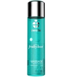 Swede Massageolie met verwarmend effect, zwarte bes en limoen 60 ml